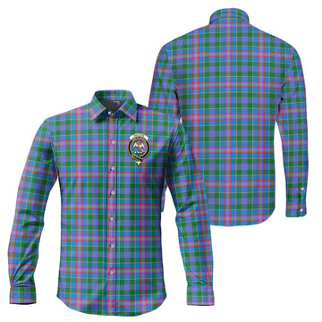 Ralston Tartan Long Sleeve Button Up Shirt with Family Crest