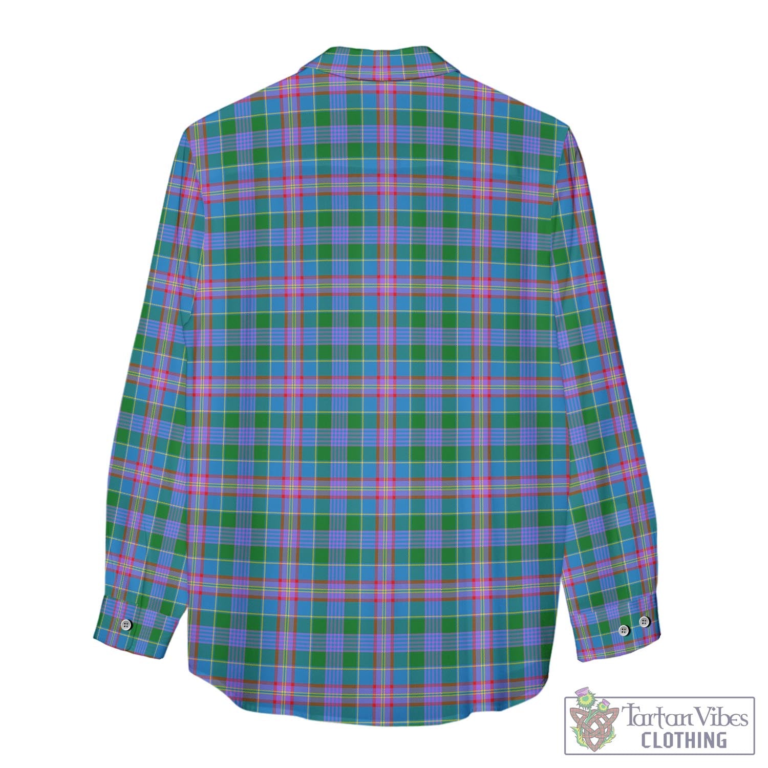 Tartan Vibes Clothing Ralston Tartan Womens Casual Shirt with Family Crest