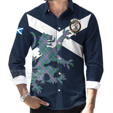 Tartan Vibes Clothing Ralston Tartan Lion Rampant Long Sleeve Button Shirt – Proudly Display Your Heritage with Alba Gu Brath and Clan Name