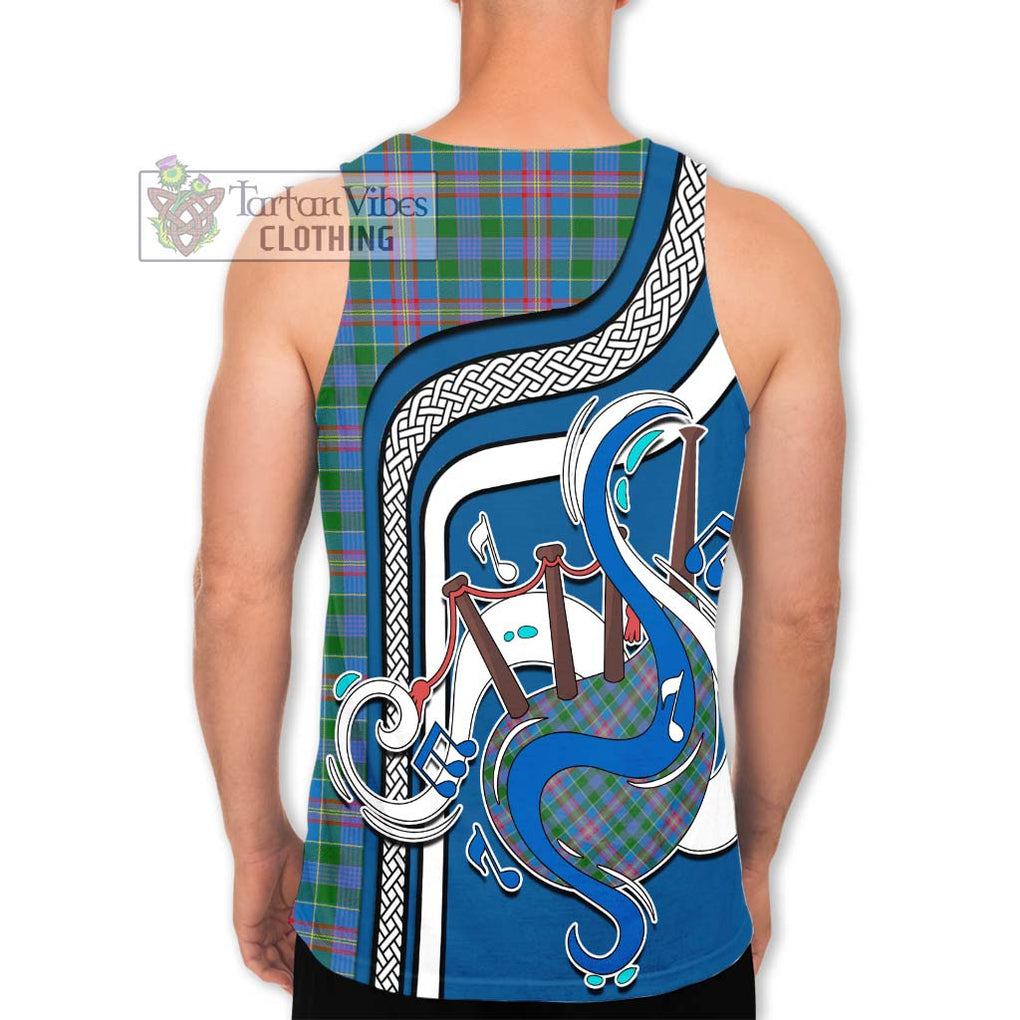 Ralston Tartan Men's Tank Top with Epic Bagpipe Style - Tartanvibesclothing Shop