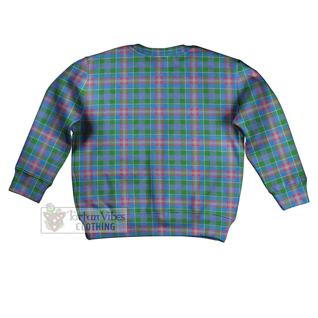 Tartan Vibes Clothing Ralston Tartan Kid Ugly Sweater with Family Crest