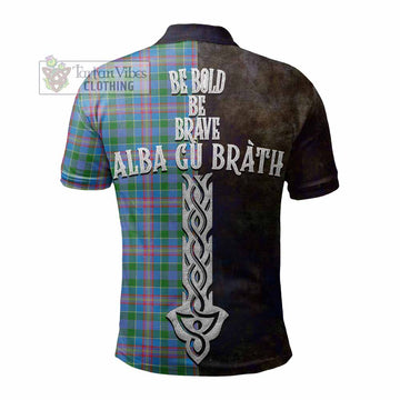 Ralston Tartan Family Crest Polo Shirt Alba Gu Brath Be Brave Lion Ancient Style