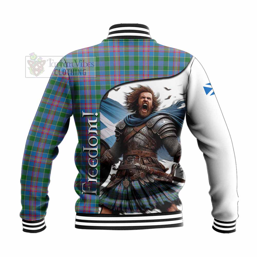 Tartan Vibes Clothing Ralston Crest Tartan Baseball Jacket Inspired by the Freedom of Scottish Warrior