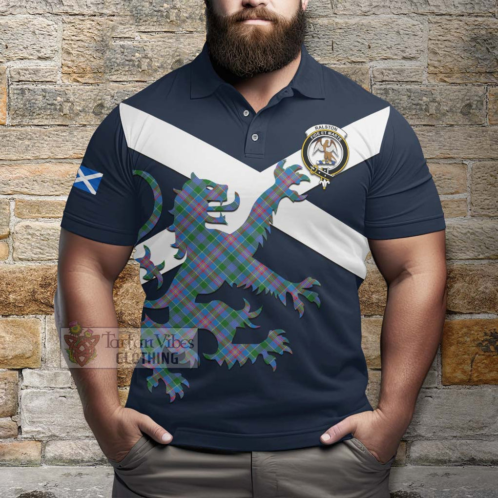 Tartan Vibes Clothing Ralston Tartan Lion Rampant Polo Shirt – Proudly Display Your Heritage with Alba Gu Brath and Clan Name