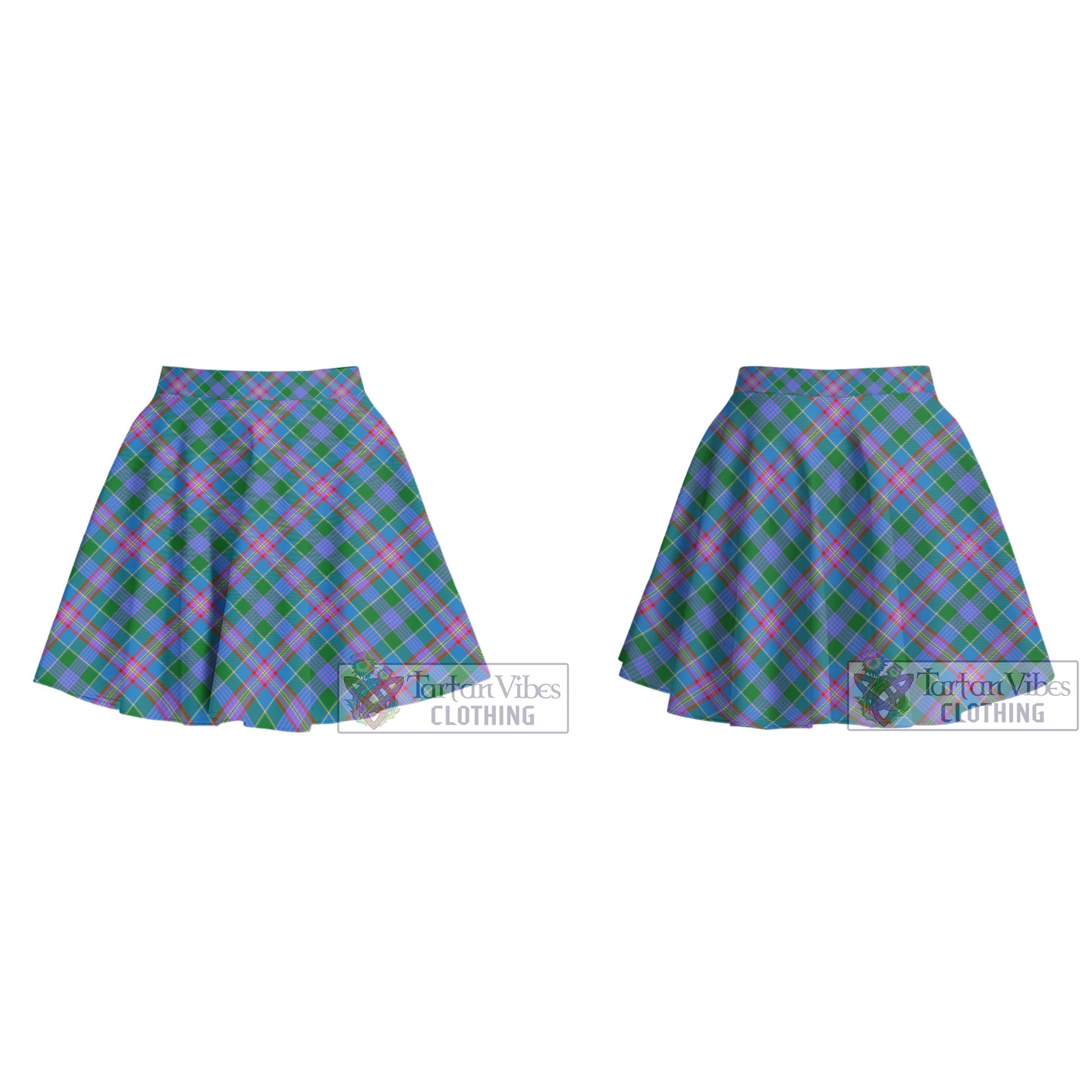 Tartan Vibes Clothing Ralston Tartan Women's Plated Mini Skirt