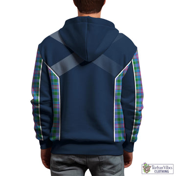 Tartan Vibes Clothing Ralston Tartan Hoodie with Family Crest and Lion Rampant Vibes Sport Style