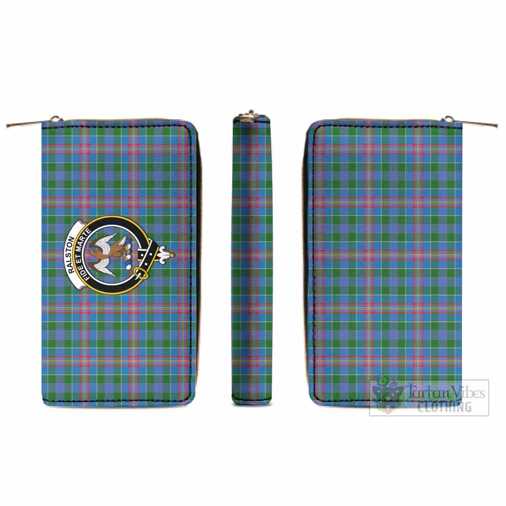 Tartan Vibes Clothing Ralston Tartan Women's Leather Wallet with Family Crest