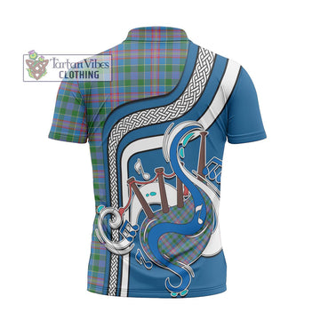 Ralston Tartan Zipper Polo Shirt with Epic Bagpipe Style