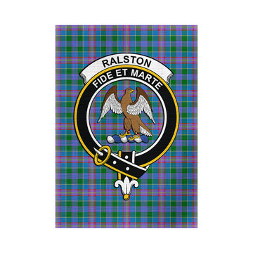 Ralston Tartan Garden Flag with Family Crest