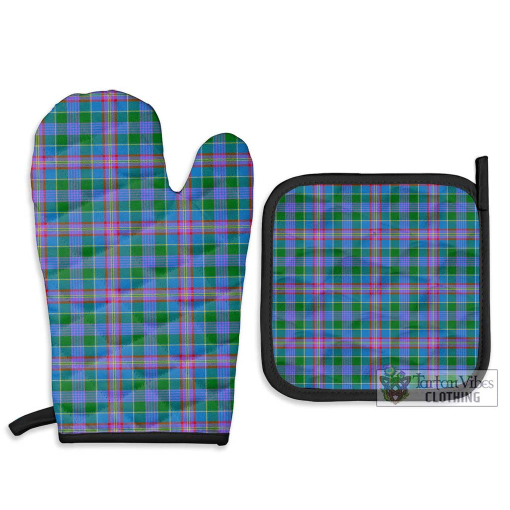 Ralston Tartan Combo Oven Mitt & Pot-Holder Combo 1 Oven Mitt & 2 Pot-Holder Black - Tartan Vibes Clothing