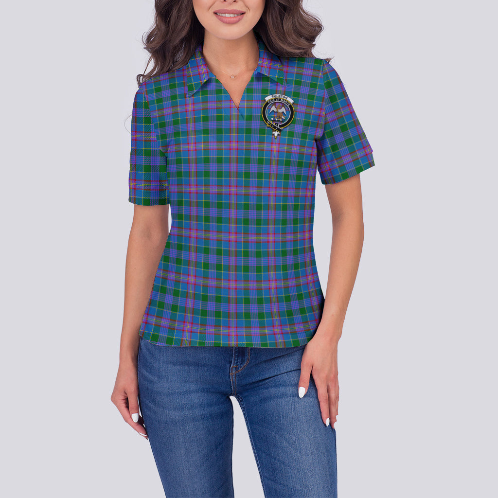 ralston-tartan-polo-shirt-with-family-crest-for-women