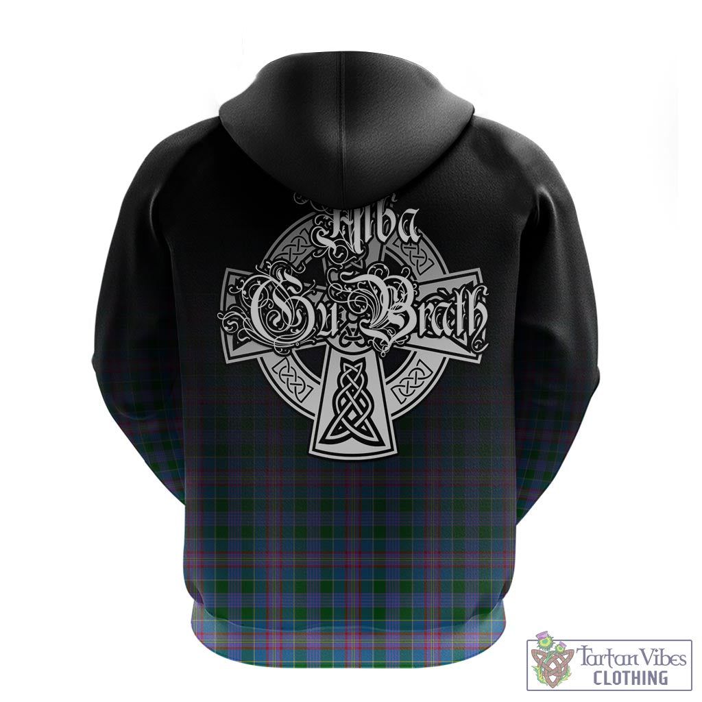 Tartan Vibes Clothing Ralston Tartan Hoodie Featuring Alba Gu Brath Family Crest Celtic Inspired