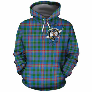Ralston Clan Crest In Me Tartan Cotton Hoodie Scotland Flag Style