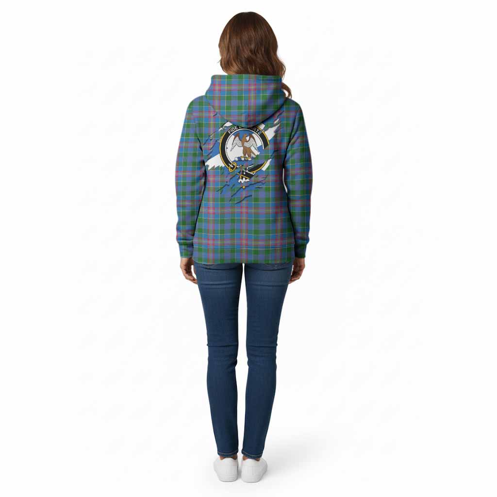 Ralston Clan Crest In Me Tartan Cotton Hoodie Scotland Flag Style