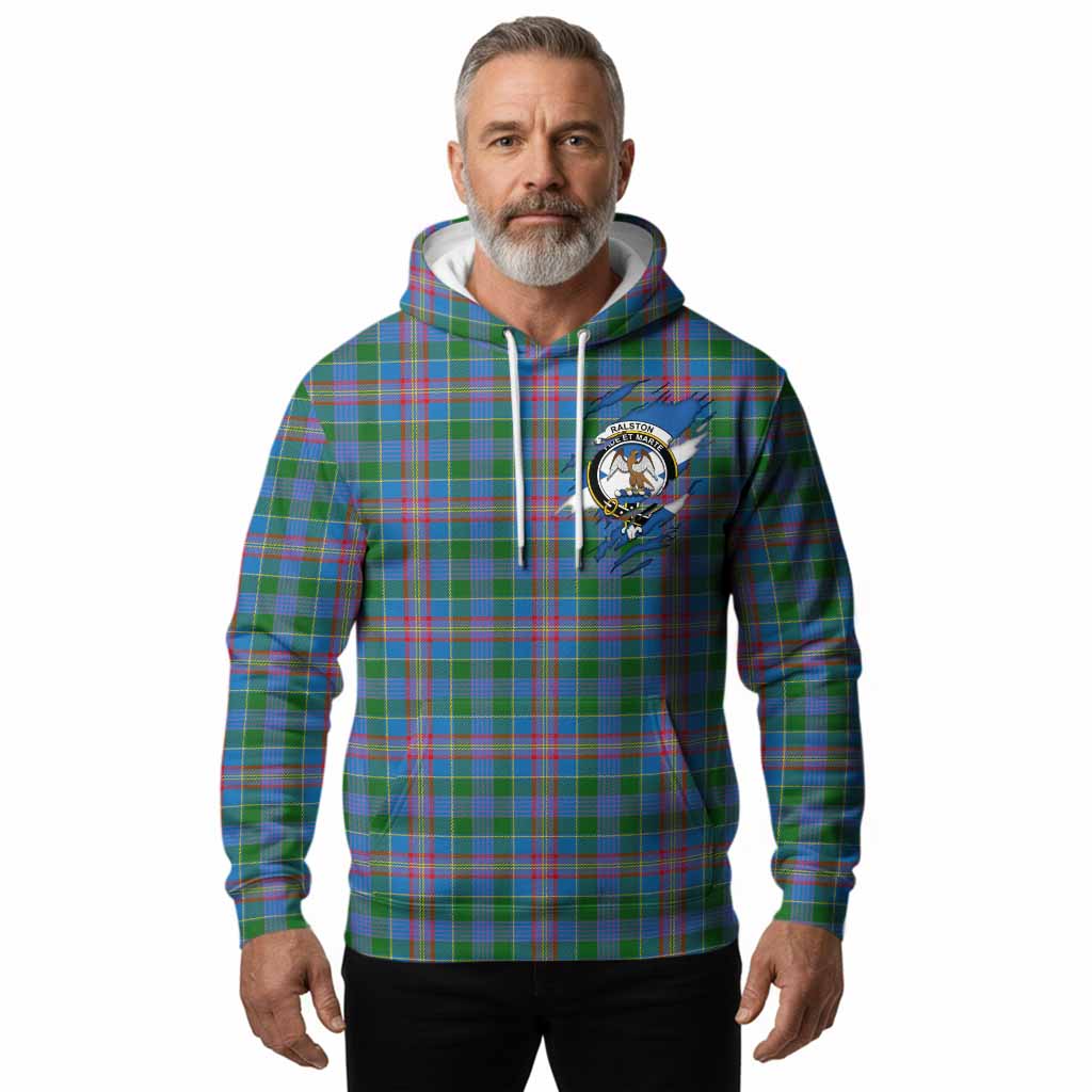Ralston Clan Crest In Me Tartan Hoodie Scotland Flag Style