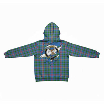 Ralston Clan Crest In Me Tartan Kid Hoodie Scotland Flag Style