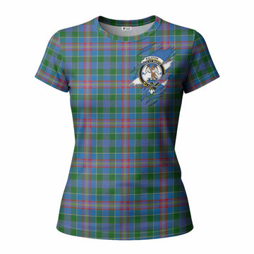 Ralston Clan Crest In Me Tartan Women T shirt Scotland Flag Style