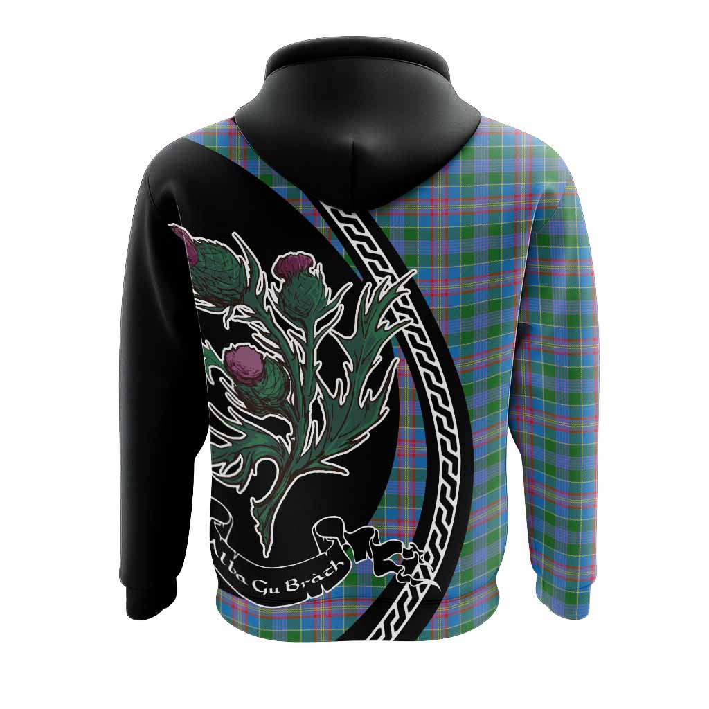 Ralston Family Crest Tartan Hoodie Alba Thistle Inspired - Tartan Vibes Clothing