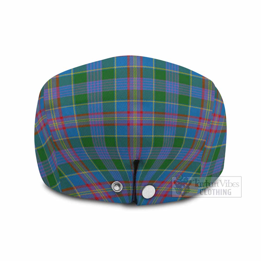 Ralston Family Crest Tartan Jeff Cap, Tartan Flat Cap