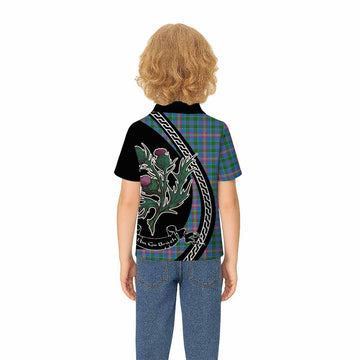 Ralston Family Crest Tartan Kid Polo Shirt Alba Thistle Inspired - Tartan Vibes Clothing