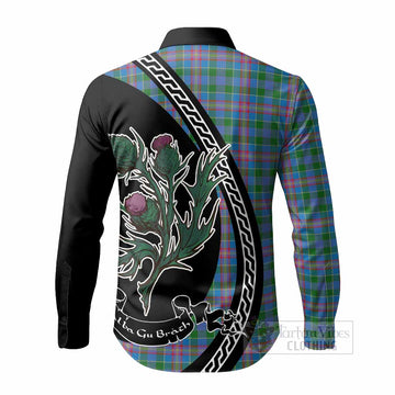 Ralston Family Crest Tartan Long Sleeve Button Shirts Alba Thistle Inspired