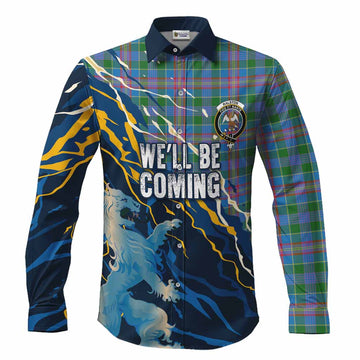 Ralston Scotland Tartan Long Sleeve Button Shirts WC2026 Football - We'll Be Coming