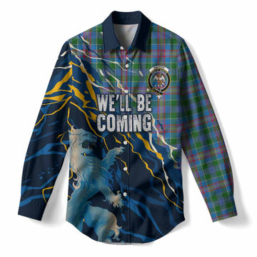 Ralston Scotland Tartan Women Casual Shirt WC2026 Football - We'll Be Coming