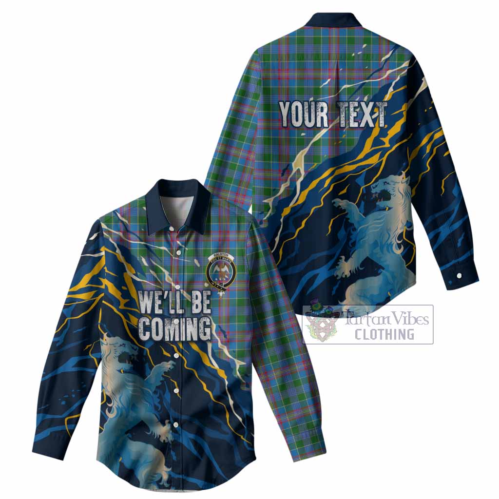 Ralston Scotland Tartan Women Casual Shirt WC2026 Football - We'll Be Coming