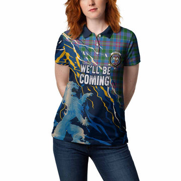 Ralston Scotland Tartan Women Polo Shirt WC2026 Football - We'll Be Coming