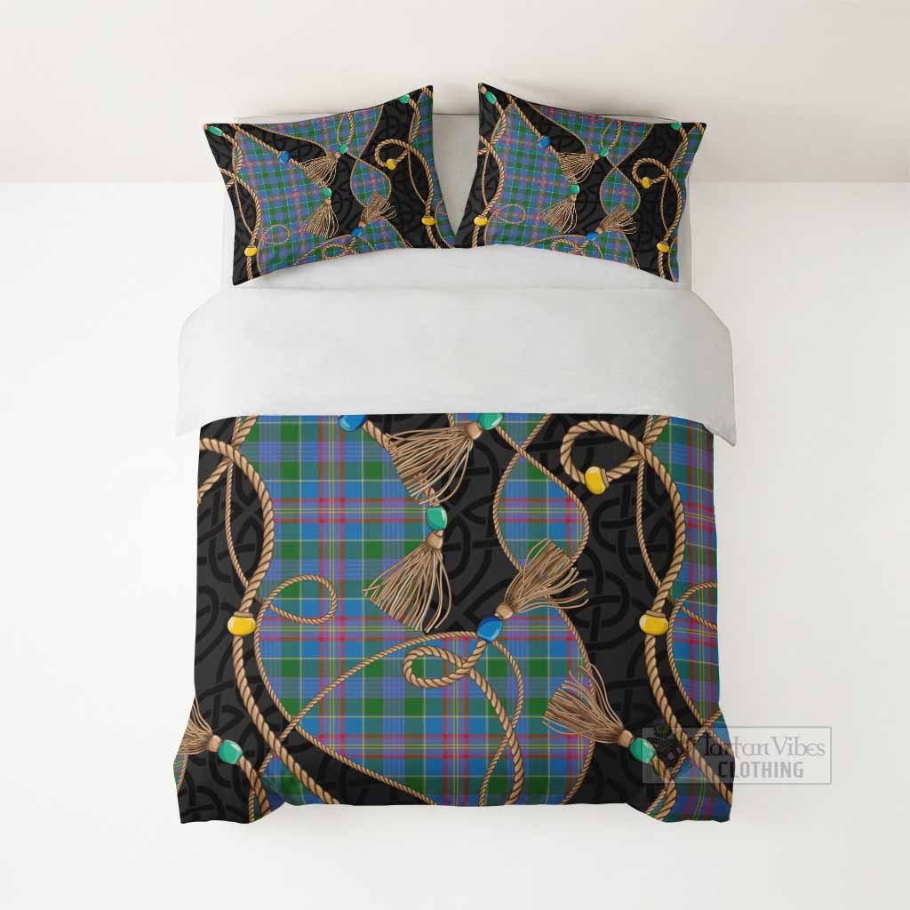 Ralston Scottish Tartan Twisted Ropes Stylized Bedding Set - Tartan Vibes Clothing