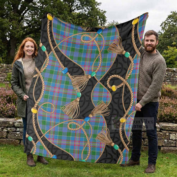 Ralston Scottish Tartan Twisted Ropes Stylized Blanket - Tartan Vibes Clothing