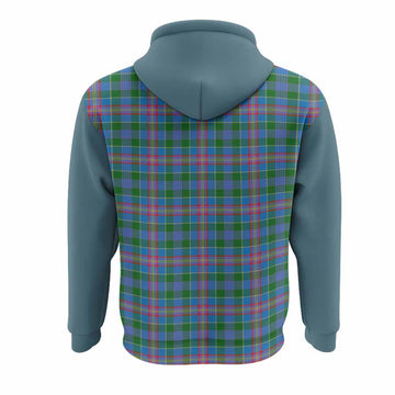 Ralston Tartan Accent Hoodie with Family Crest