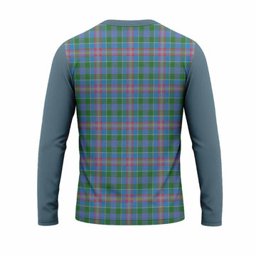 Ralston Tartan Accent Long Sleeve T-Shirt with Family Crest