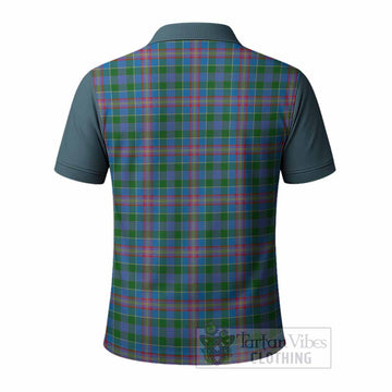 Ralston Tartan Accent Polo Shirt with Family Crest