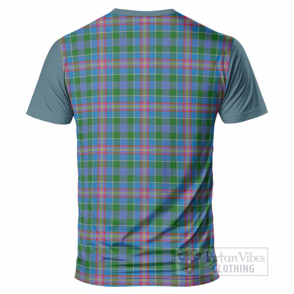 Ralston Tartan Accent T-Shirt with Family Crest