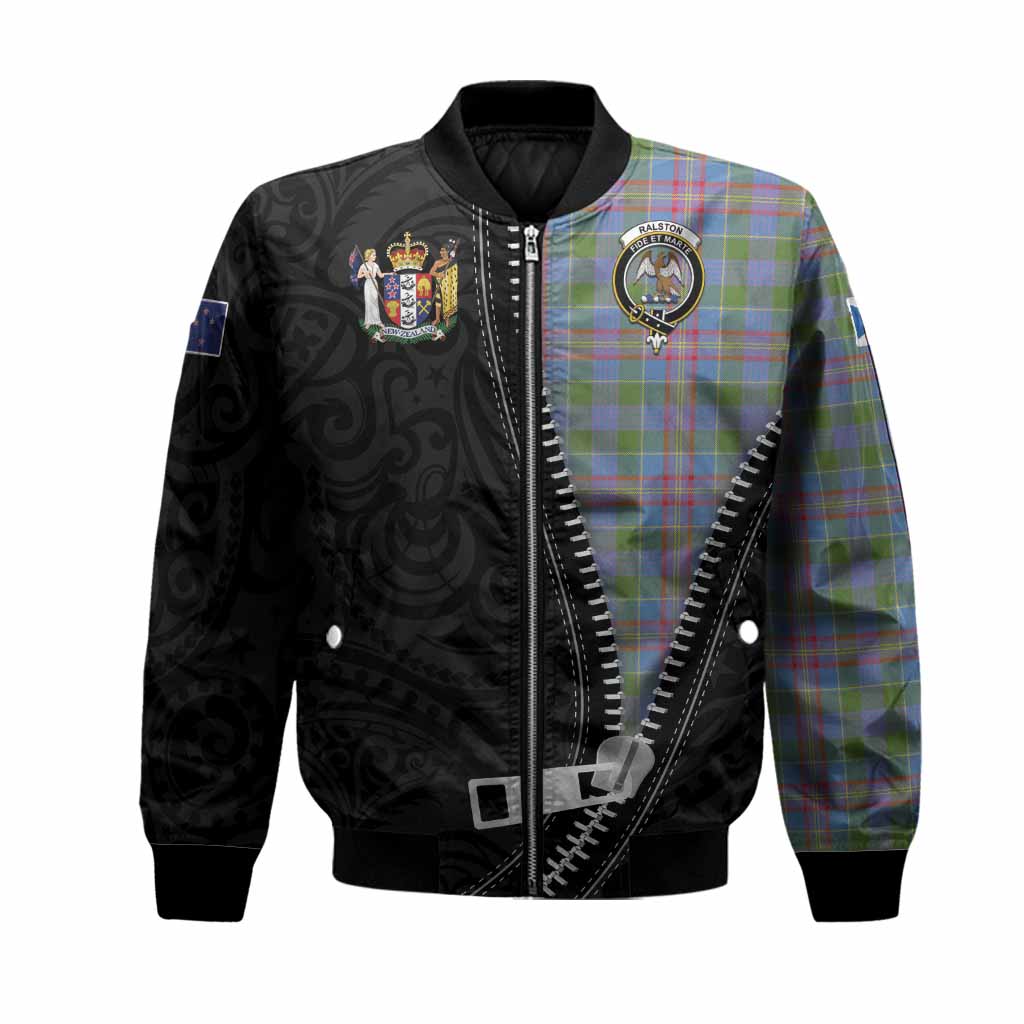 Ralston Tartan Bomber Jacket New Zealand Pattern Unique Zipper Stylized
