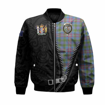 Ralston Tartan Bomber Jacket New Zealand Pattern Unique Zipper Stylized