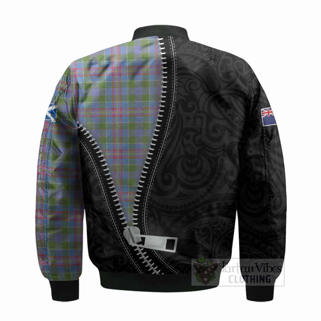 Ralston Tartan Bomber Jacket New Zealand Pattern Unique Zipper Stylized