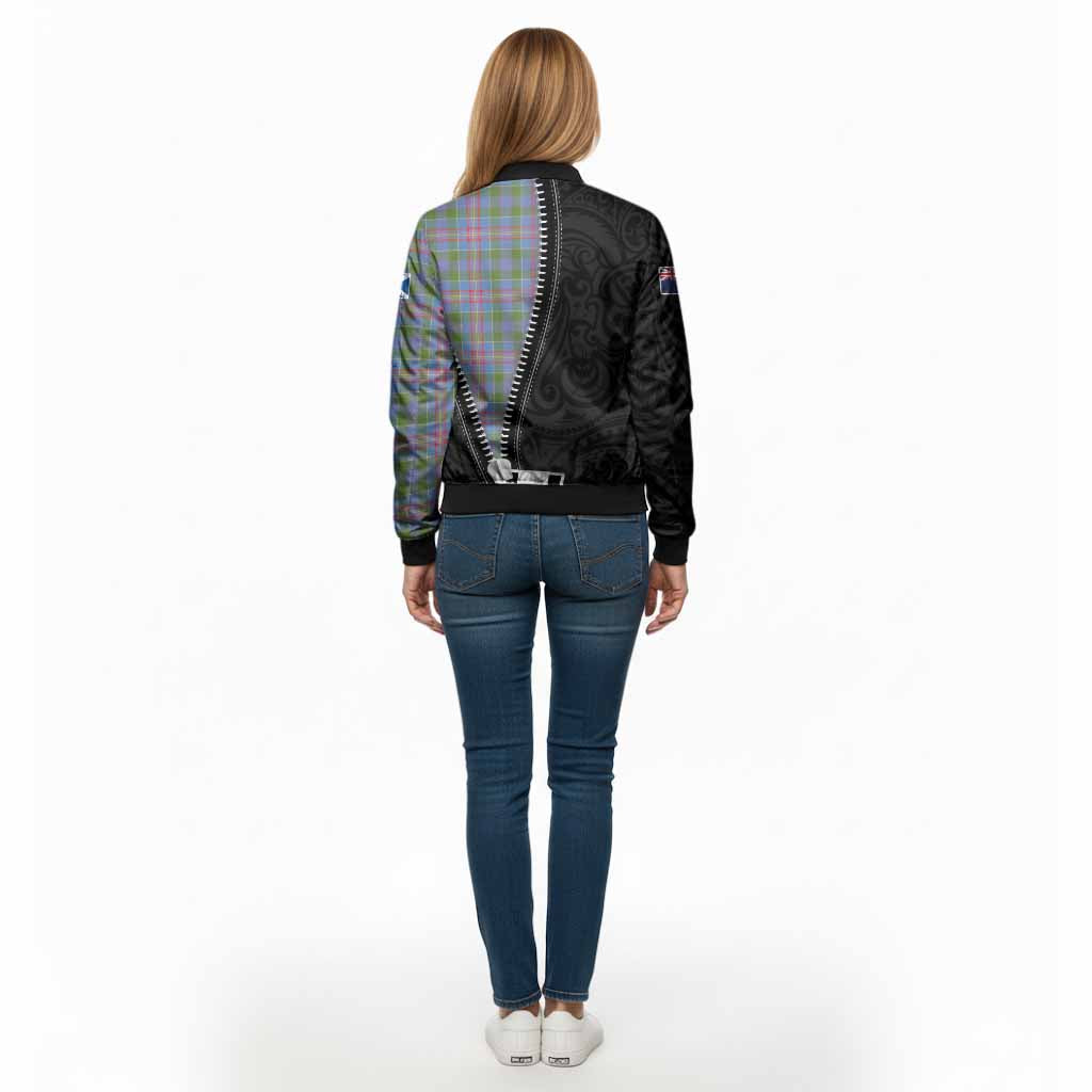 Ralston Tartan Bomber Jacket New Zealand Pattern Unique Zipper Stylized