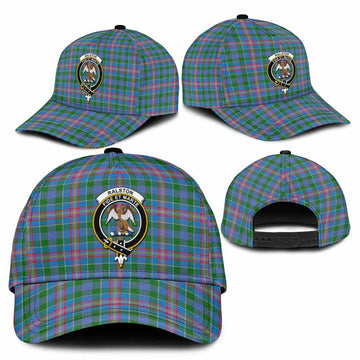 Ralston Tartan Classic Cap with Family Crest
