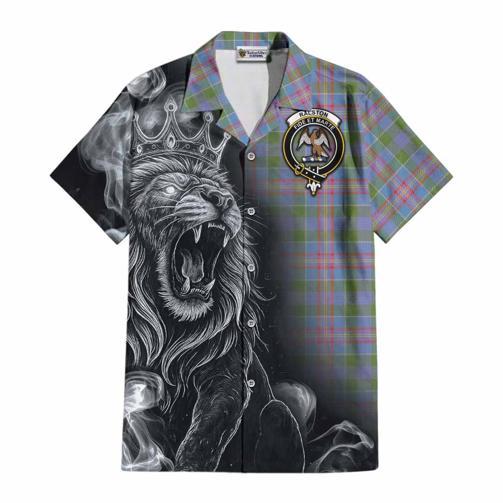 Ralston Tartan Cotton Hawaiian Shirt Roaring Lion Heritage