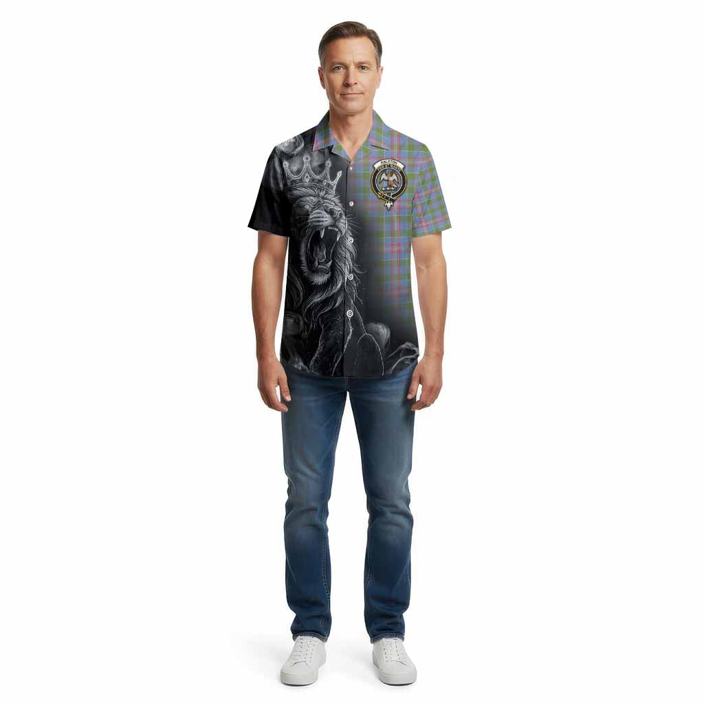 Ralston Tartan Cotton Hawaiian Shirt Roaring Lion Heritage