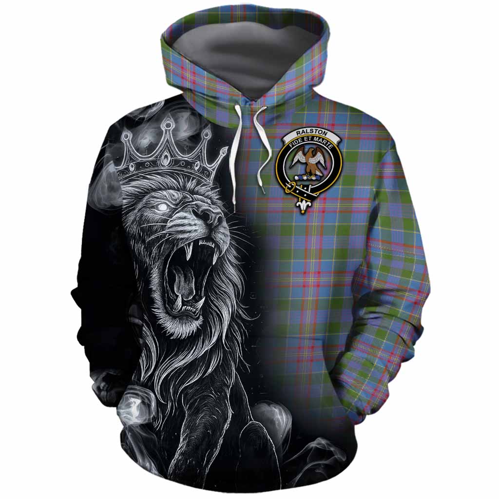 Ralston Tartan Cotton Hoodie Roaring Lion Heritage
