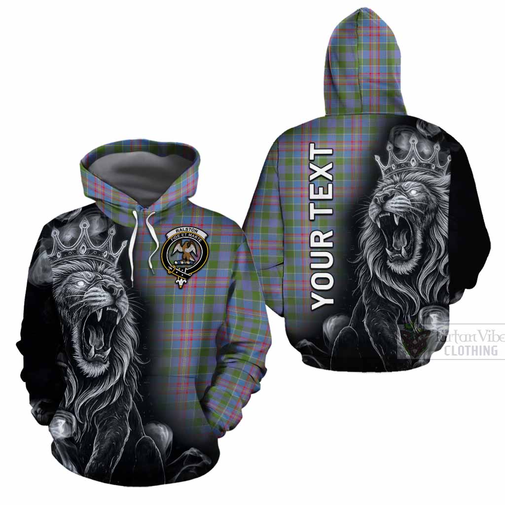 Ralston Tartan Cotton Hoodie Roaring Lion Heritage