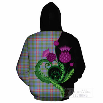 Ralston Tartan Cotton Hoodie Traditional Scottish Thistle