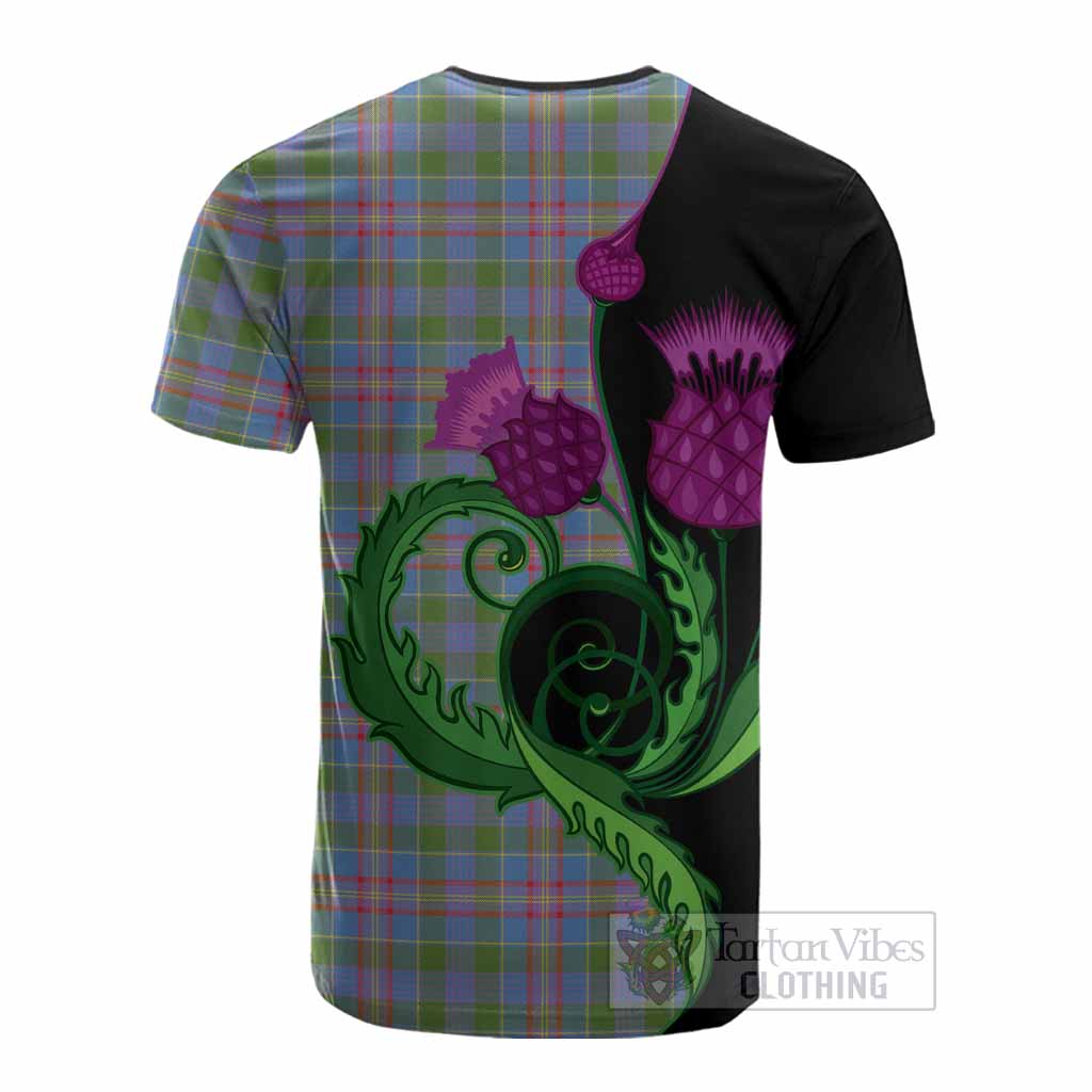 Ralston Tartan Cotton T-shirt Traditional Scottish Thistle