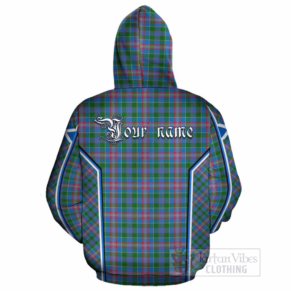 Ralston Tartan Crest Cotton Hoodie Scotland Coat of Arm Flag Style - Tartan Vibes Clothing