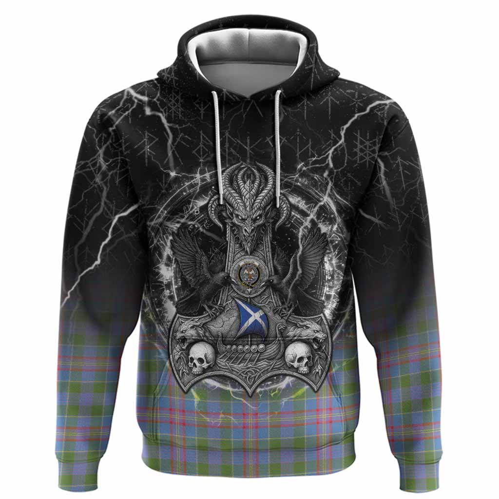 Ralston Tartan Crest Hoodie Celtic Odin's Raven Legacy
