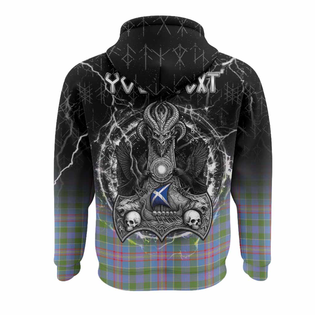 Ralston Tartan Crest Hoodie Celtic Odin's Raven Legacy