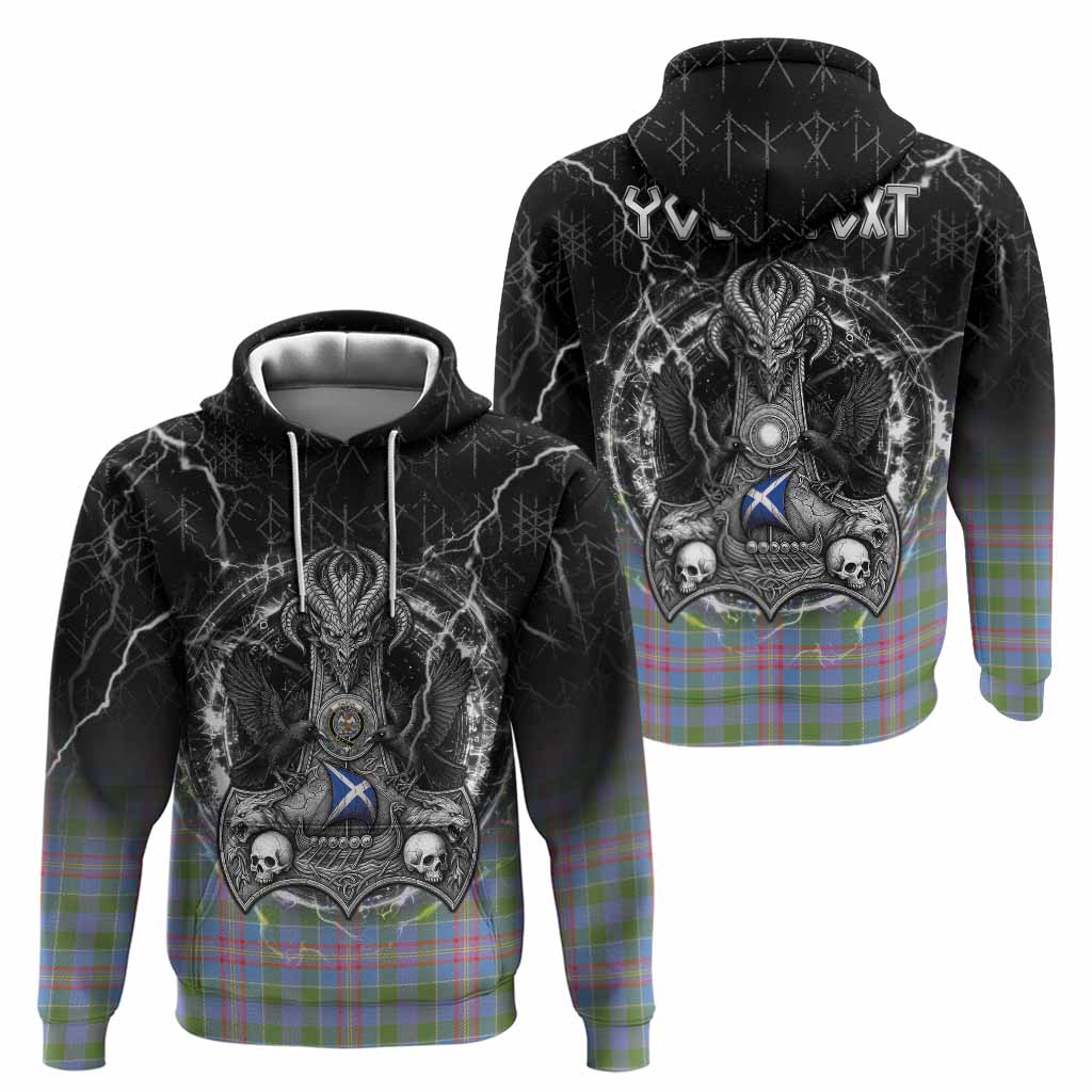 Ralston Tartan Crest Hoodie Celtic Odin's Raven Legacy